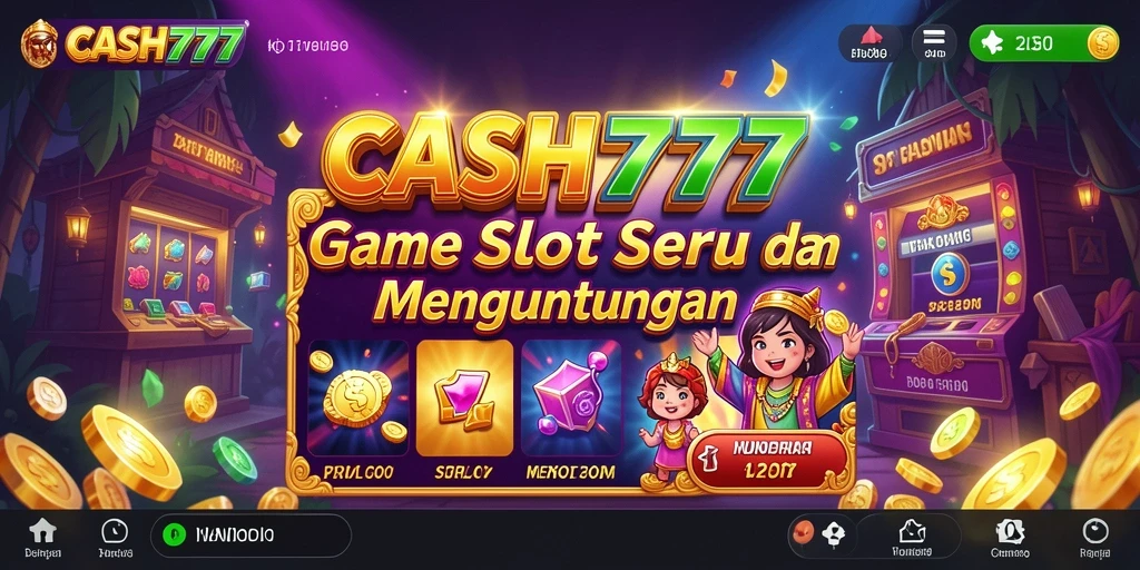 Screenshot utama CASH777 menampilkan gameplay Slot yang menarik dan interaktif.