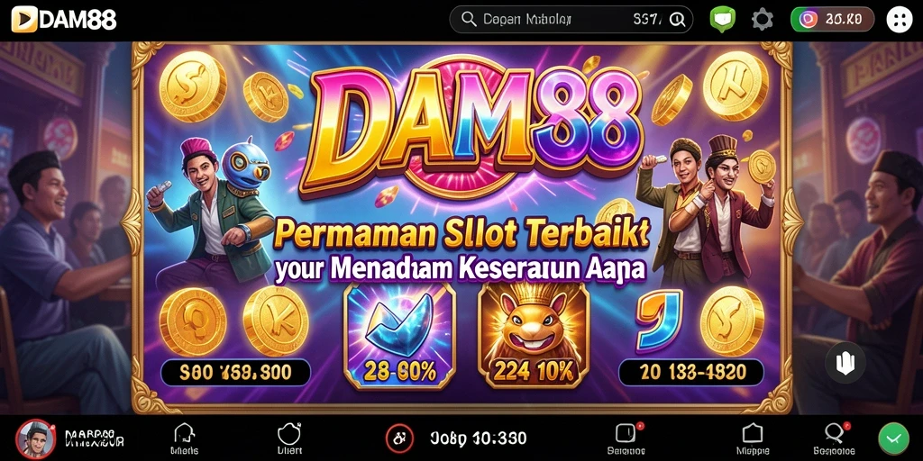 Tampilan gameplay menarik dari <strong>DAM88</strong> dengan berbagai tema Slot.