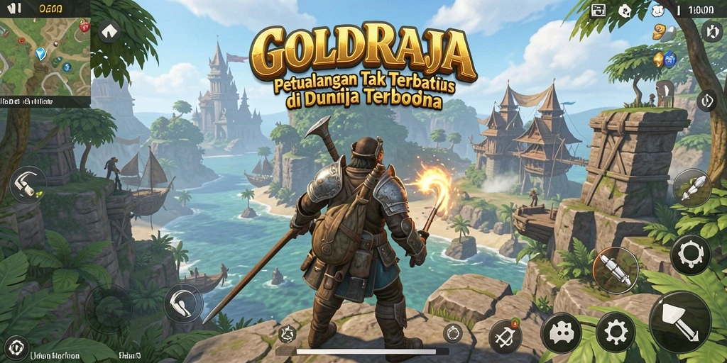 Tampilan gameplay yang penuh aksi dan eksplorasi di dunia Open World.