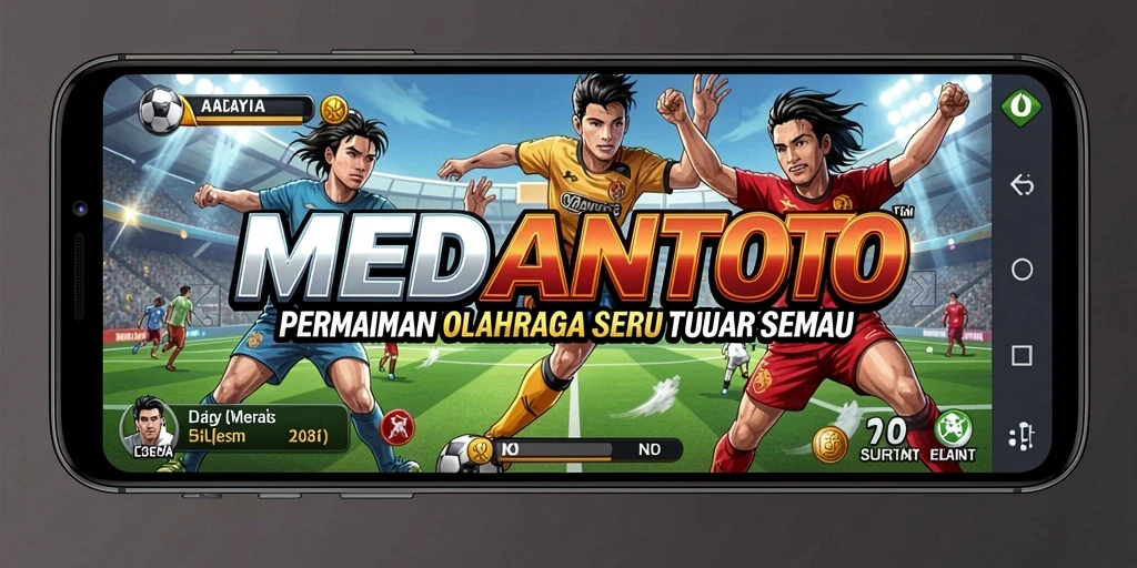Tampilan menakjubkan dari gameplay MEDANTOTO yang penuh aksi.