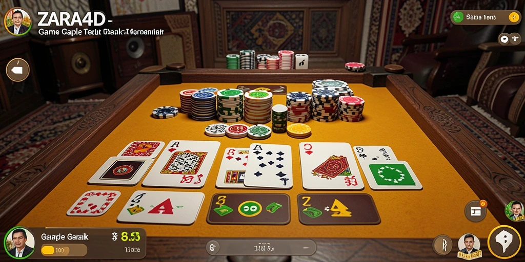 Gameplay seru ZARA4D dengan teman di Gaple.