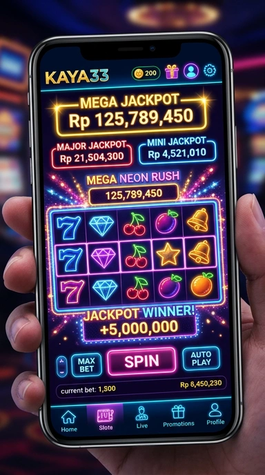 Tampilan antarmuka kaya33 yang bersih dan intuitif.